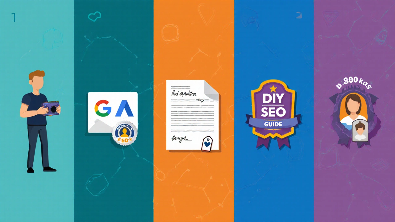 Illustrated panels showing affiliate, ads, sponsored post, digital product, and membership.